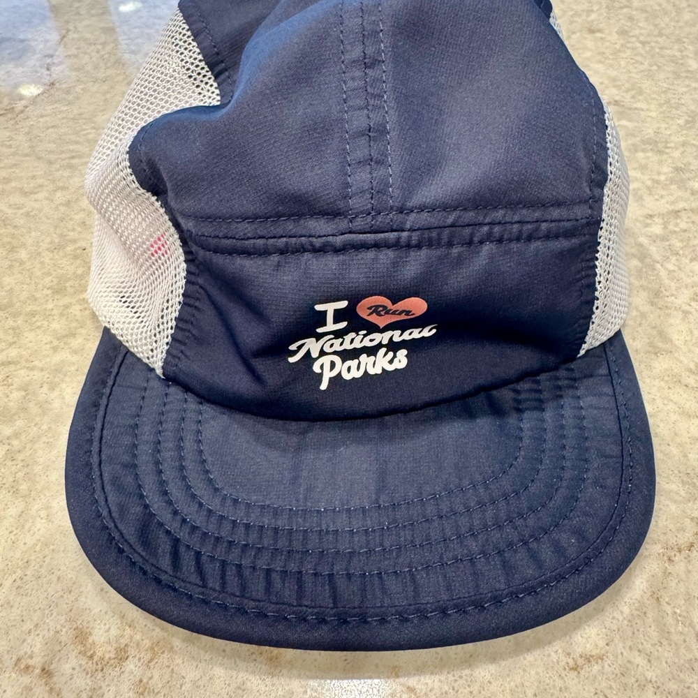 Navy blue love to Run National Parks Cap hat